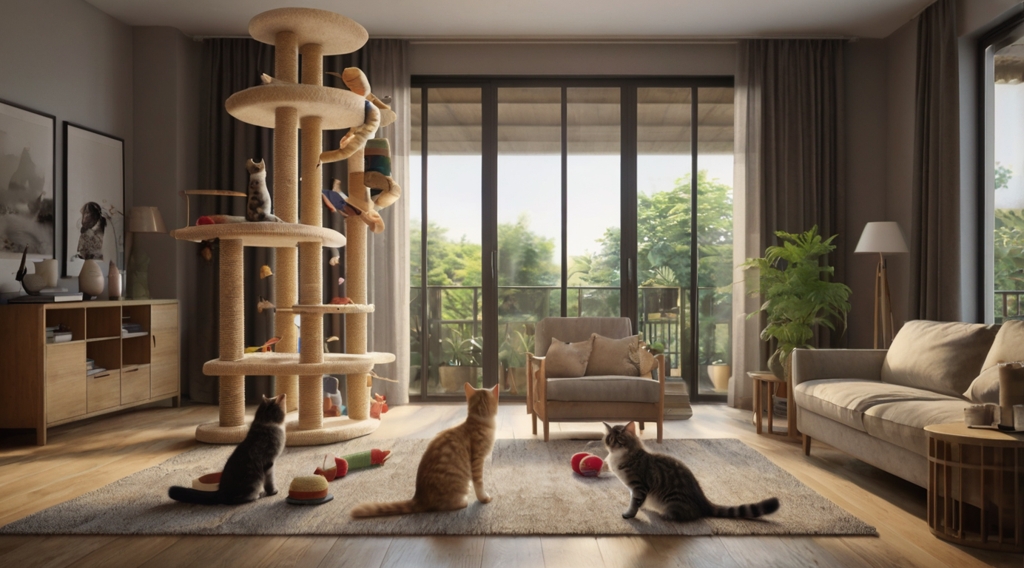 Safe and Fun Home for Cats