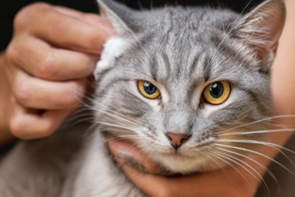 cleaning cat ears