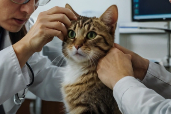 vet check cat ear infection