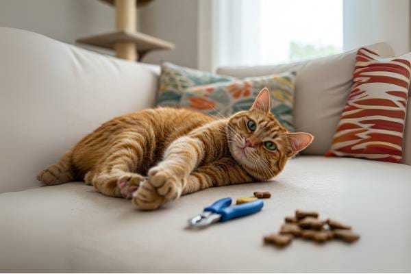 how to trim your cat's nails