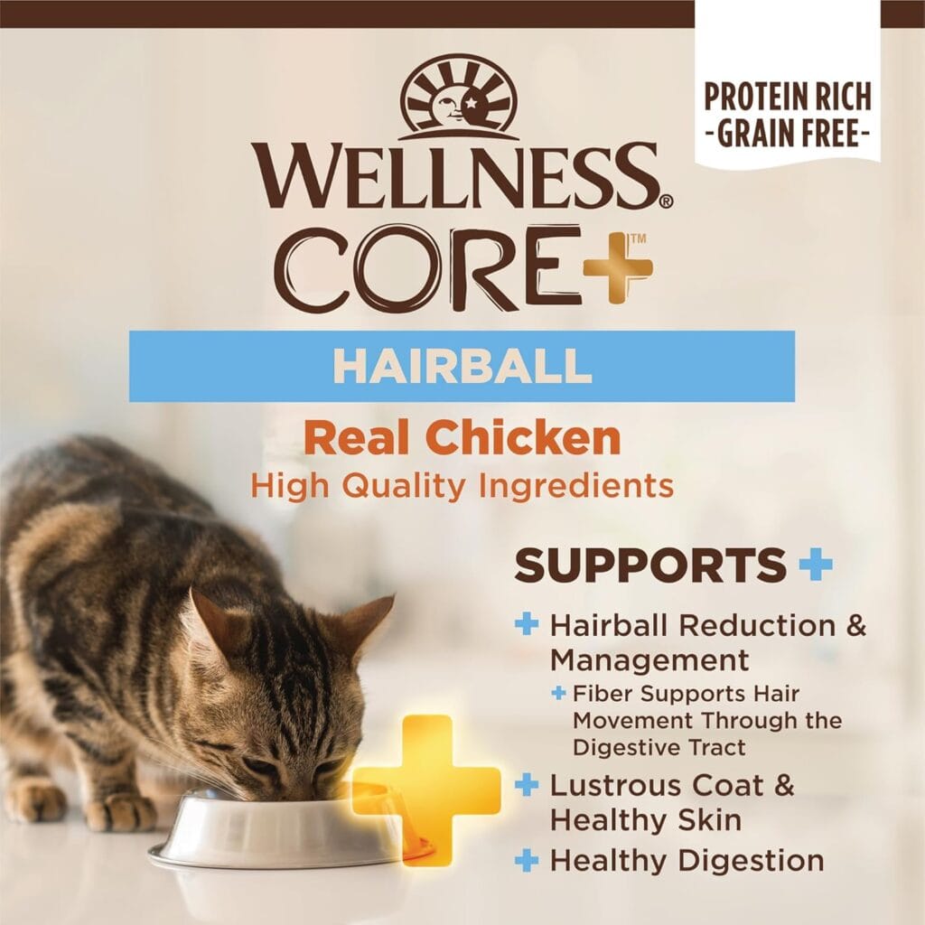 Wellness CORE+ Hairball control cat food Wellness CORE+ Hairball control cat food